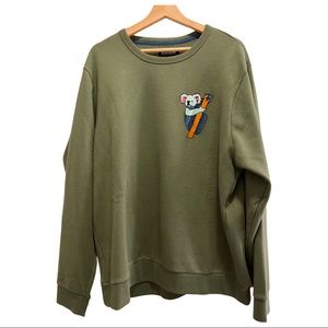 Bonobos Men’s Embroidered Koala Crewneck Sweatshirt - XL